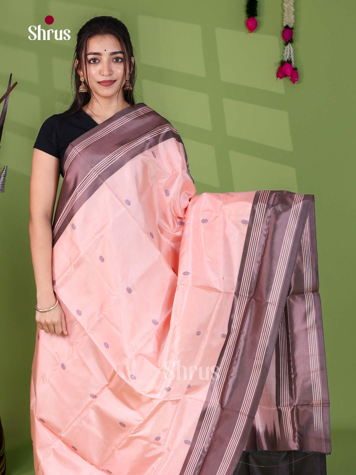 Banana Pith Saree - EJ08520