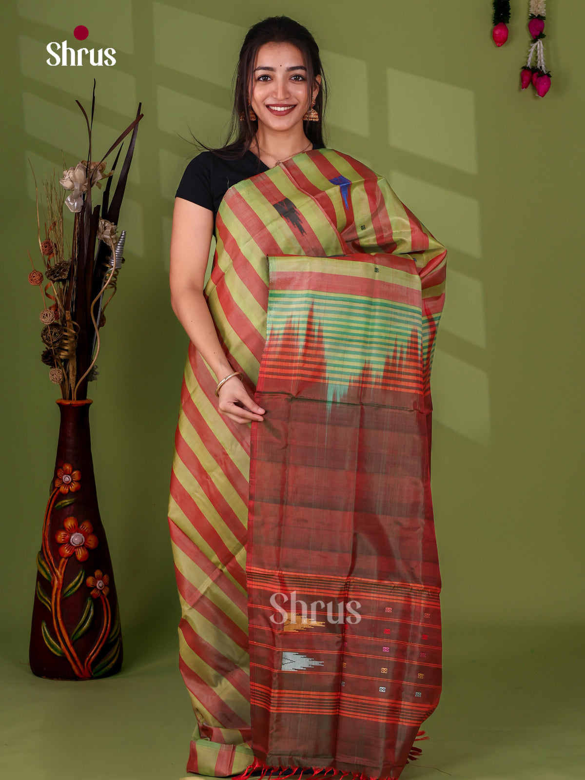 Banana Pith Saree - EJ08521