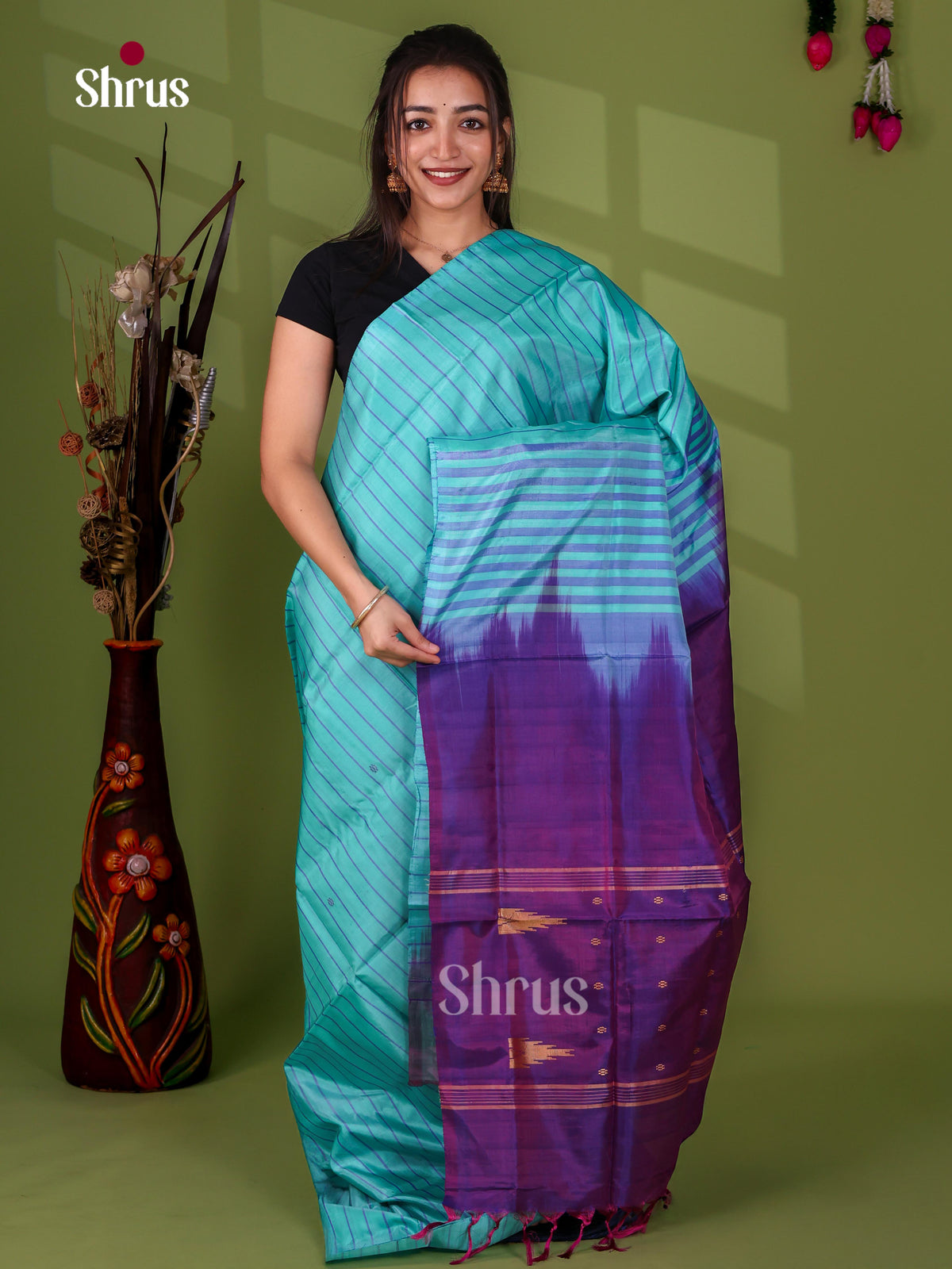 Banana Pith Saree - EJ08532