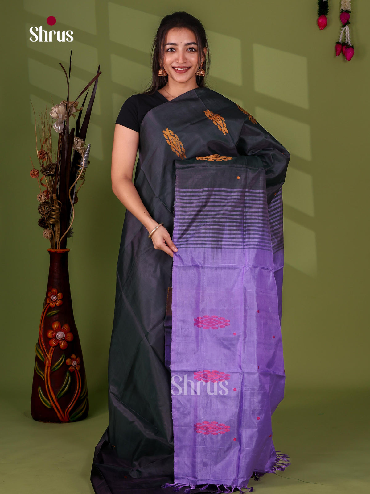 Banana Pith Saree - EJ08533