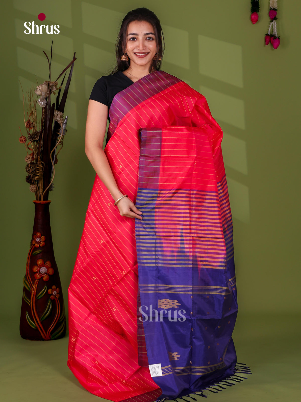 Banana Pith Saree - EJ08534