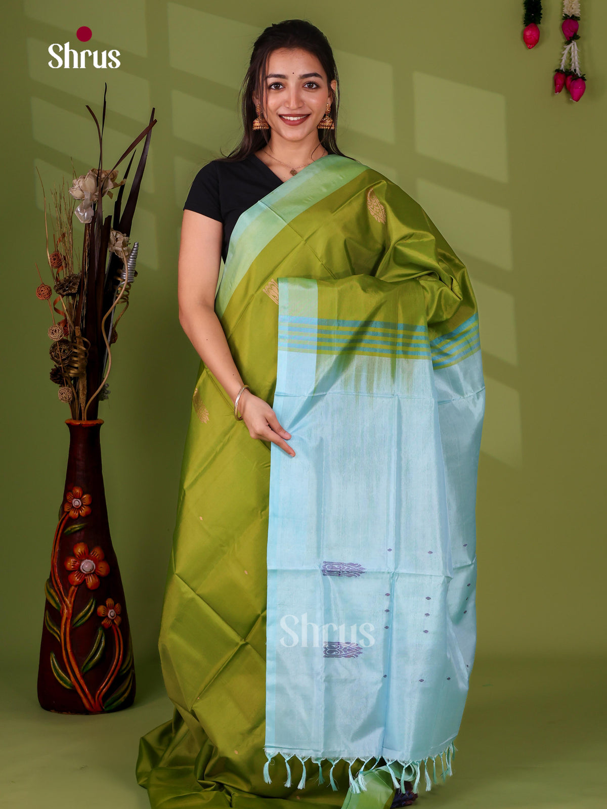 Banana Pith Saree - EJ08536