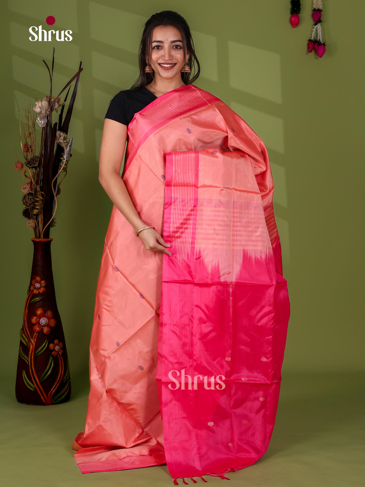 Banana Pith Saree - EJ08540