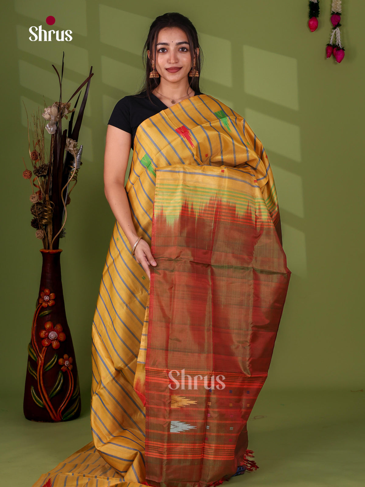 Banana Pith Saree - EJ08541