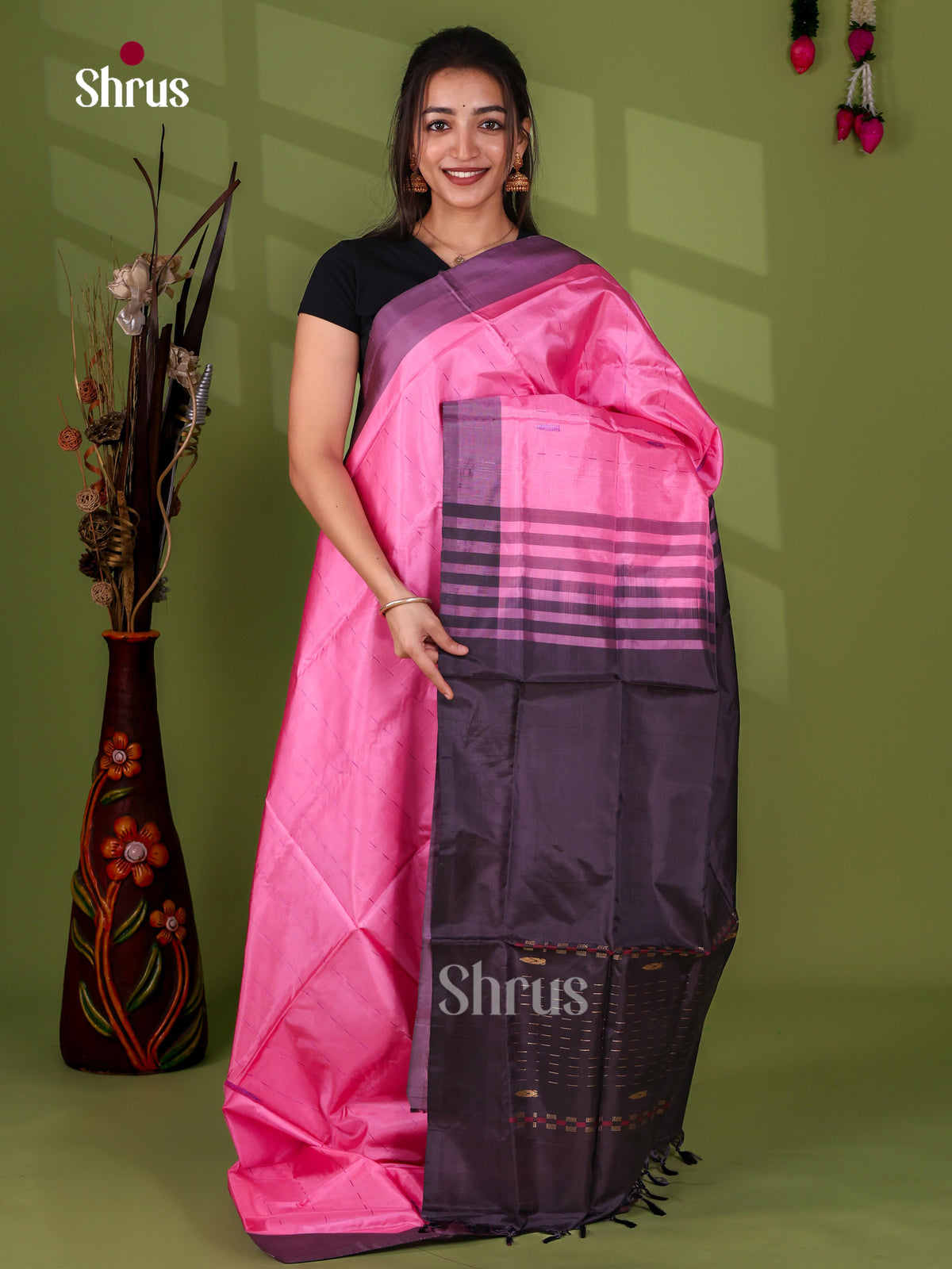 Banana Pith Saree - EJ08542