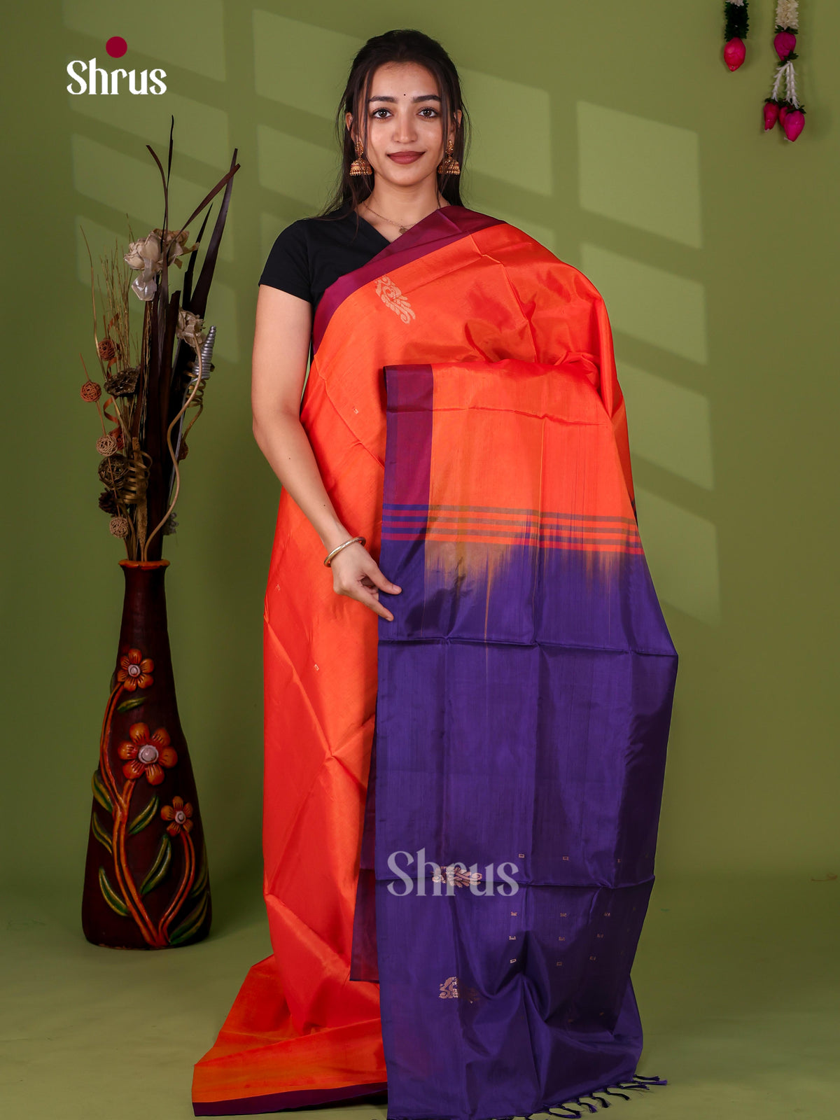 Banana Pith Saree - EJ08543