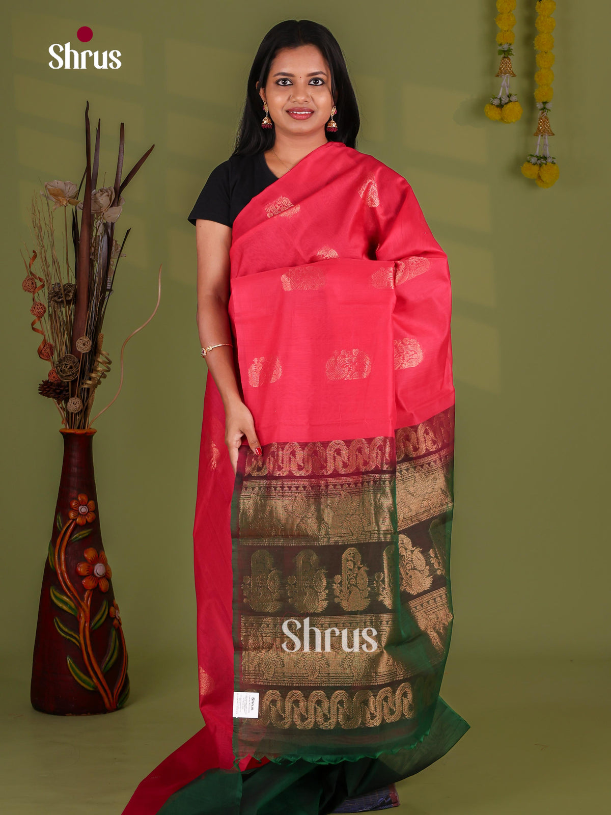 Silk Cotton Saree - EJ08549