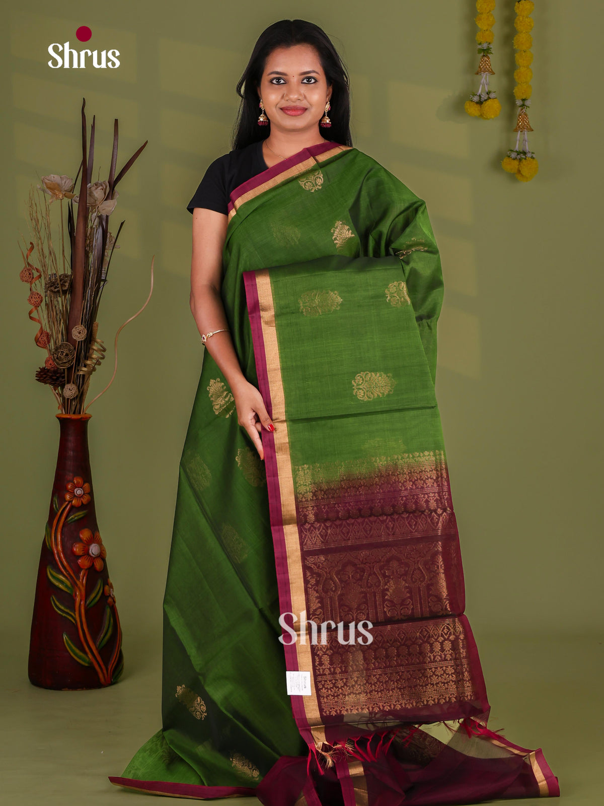 Silk Cotton Saree - EJ08553