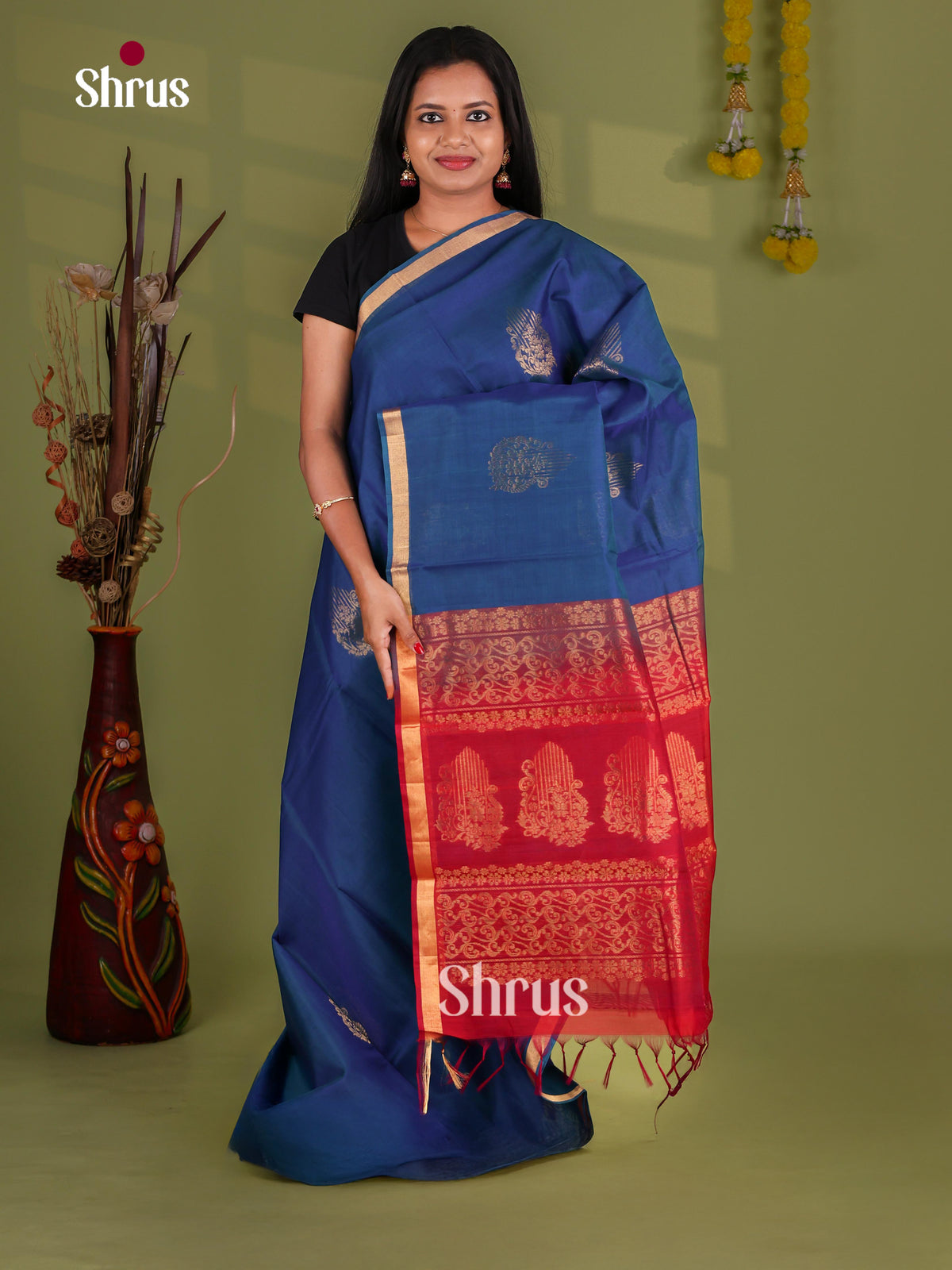 Silk Cotton Saree - EJ08561