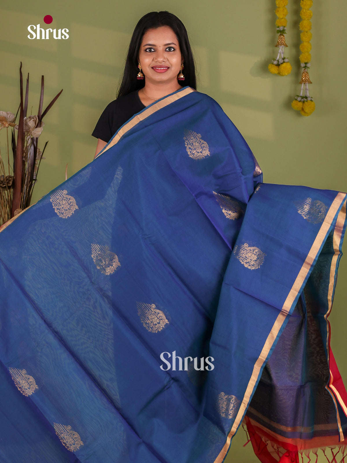 Silk Cotton Saree - EJ08561