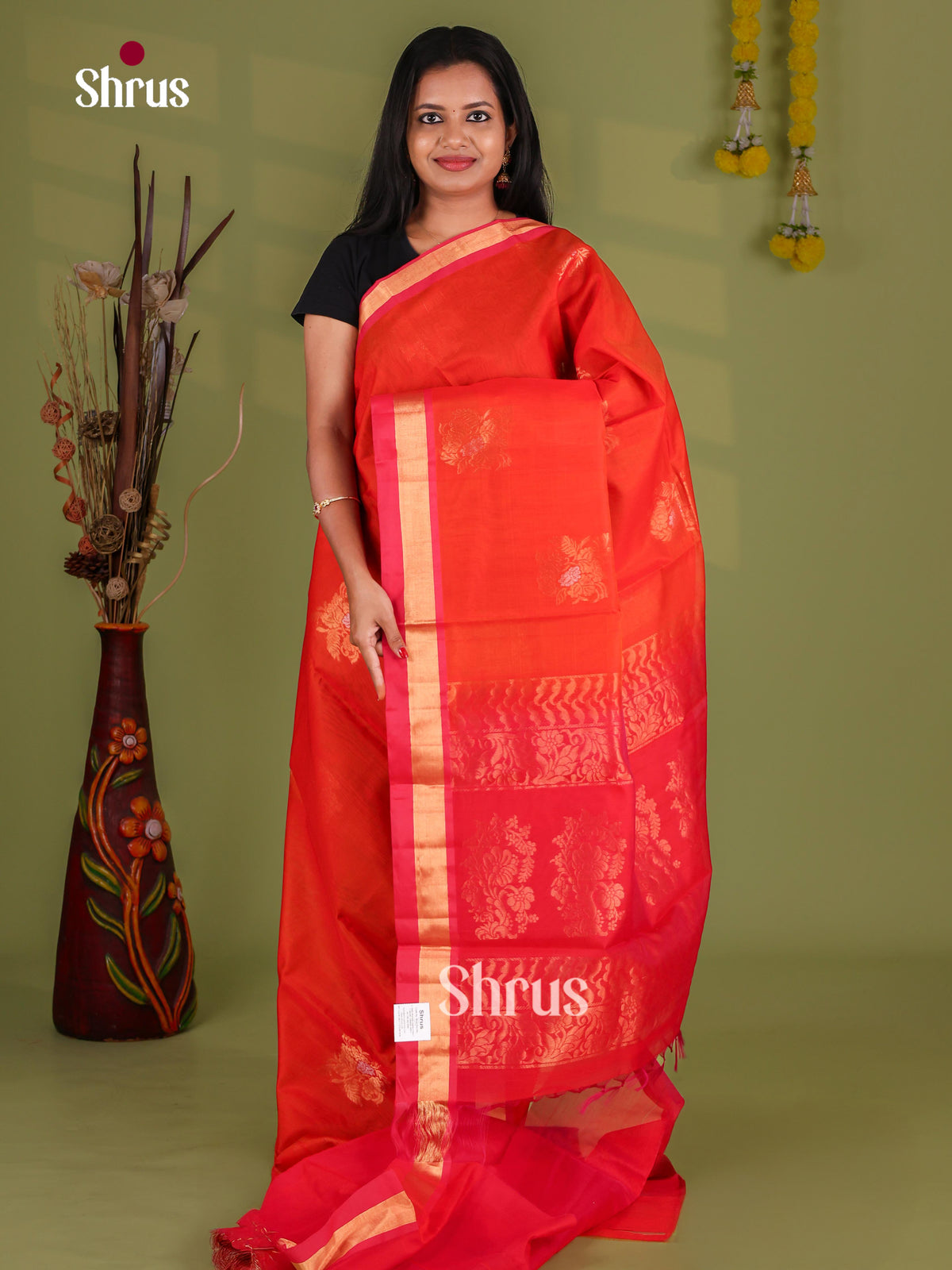 Silk Cotton Saree - EJ08562