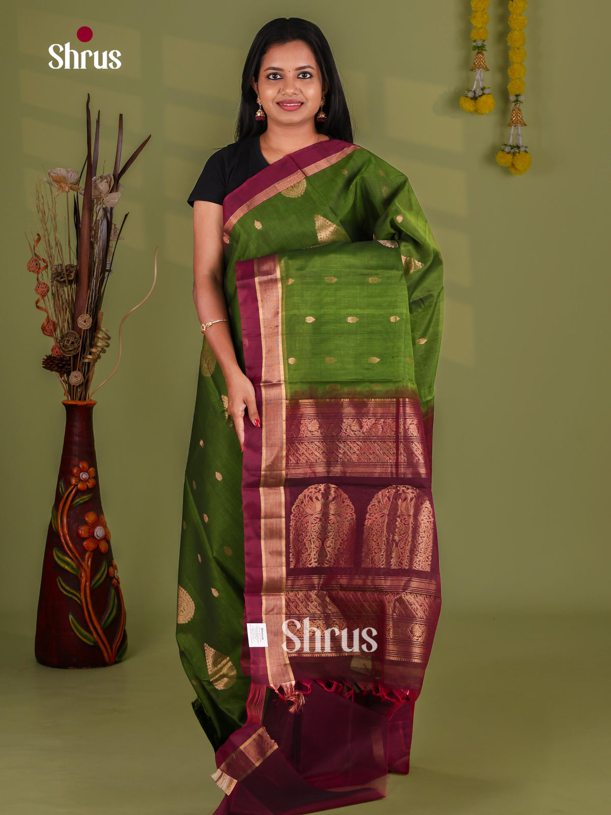 Silk Cotton Saree - EJ08565