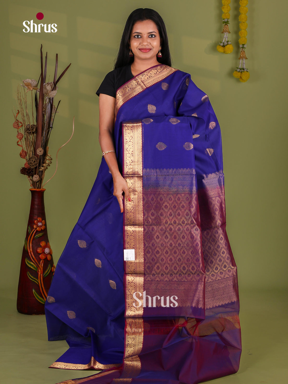 Silk Cotton Saree - EJ08568