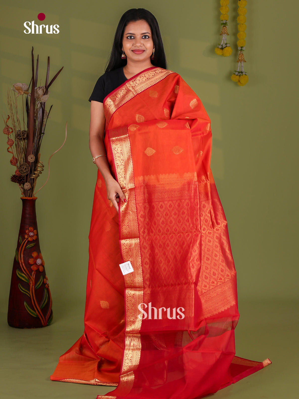 Silk Cotton Saree - EJ08572