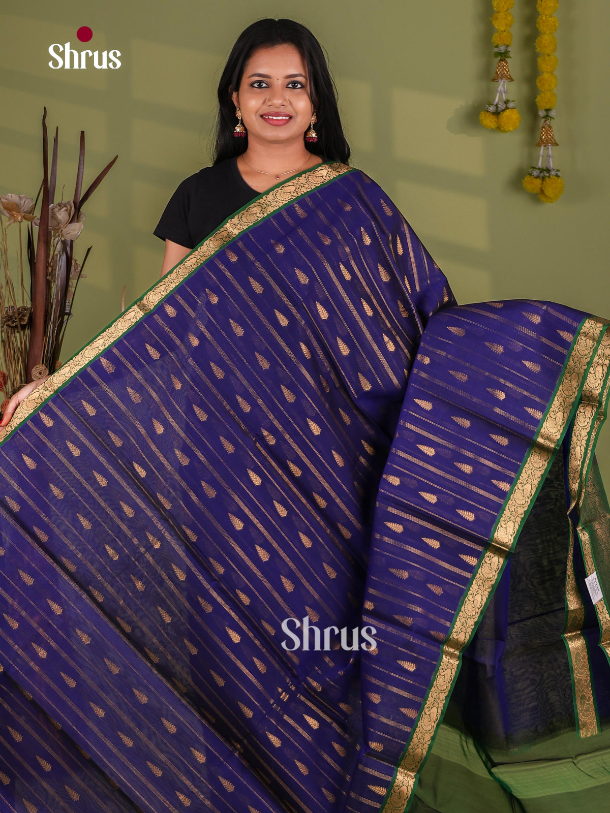 Silk Cotton Saree - EJ08579