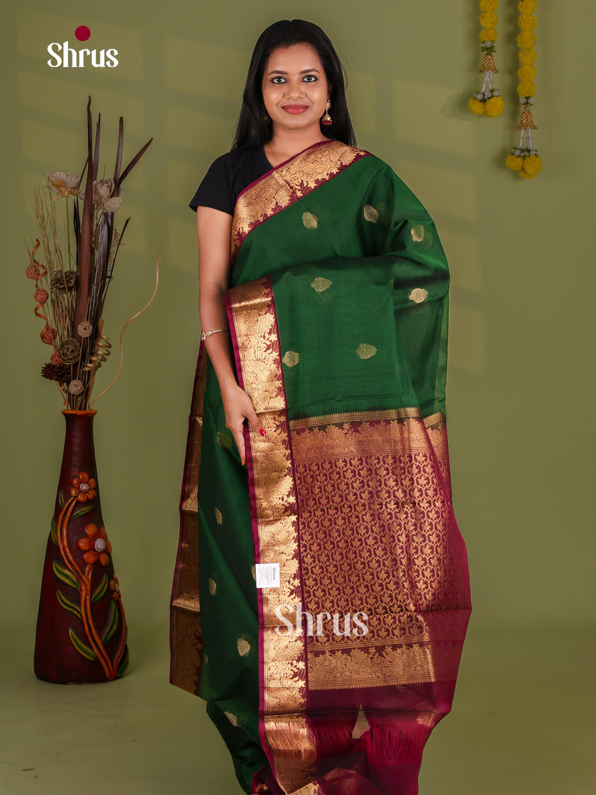 Silk Cotton Saree - EJ08586