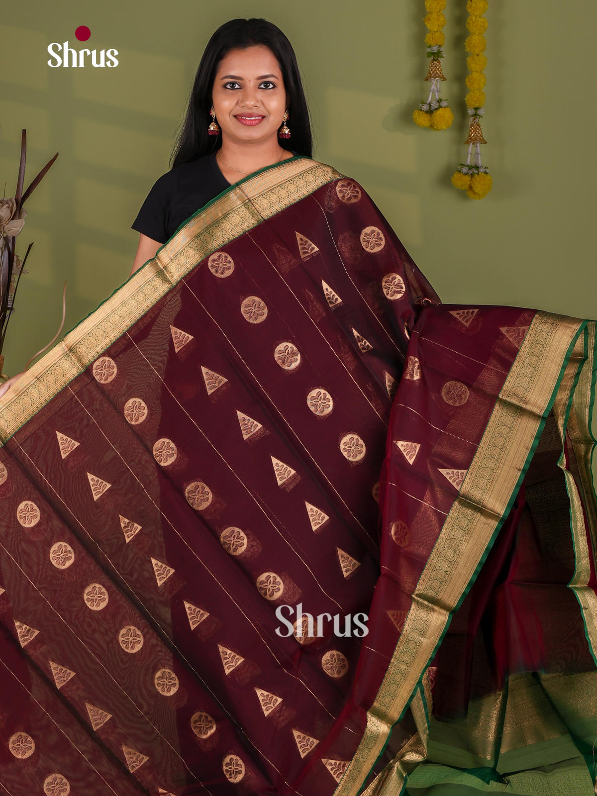 Silk Cotton Saree - EJ08589