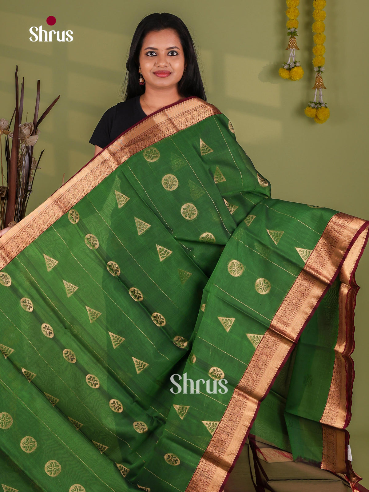 Silk Cotton Saree - EJ08590