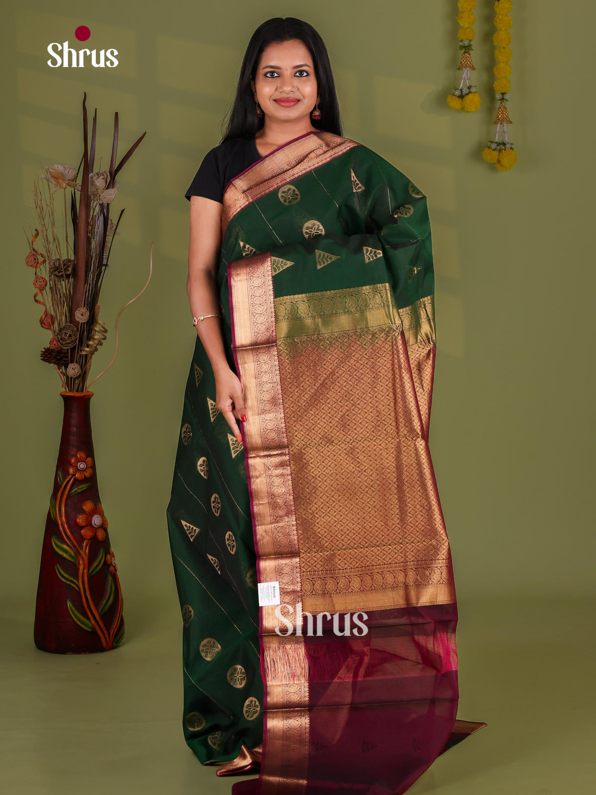 Silk Cotton Saree - EJ08595
