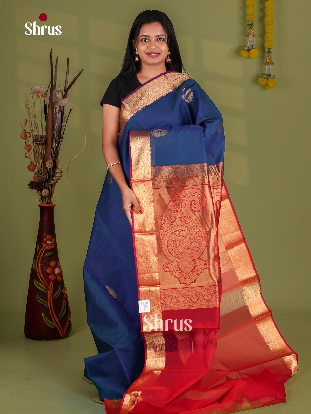 Silk Cotton Saree - EJ08600