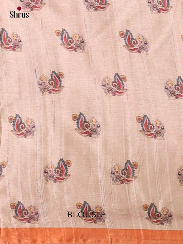 Semi Tussar Saree - EJ09001