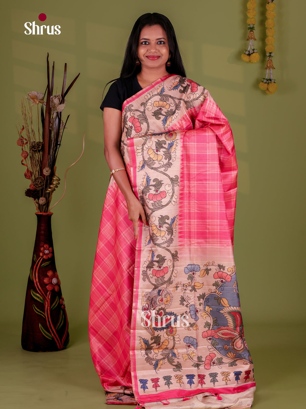 Semi Tussar Saree - EJ09003