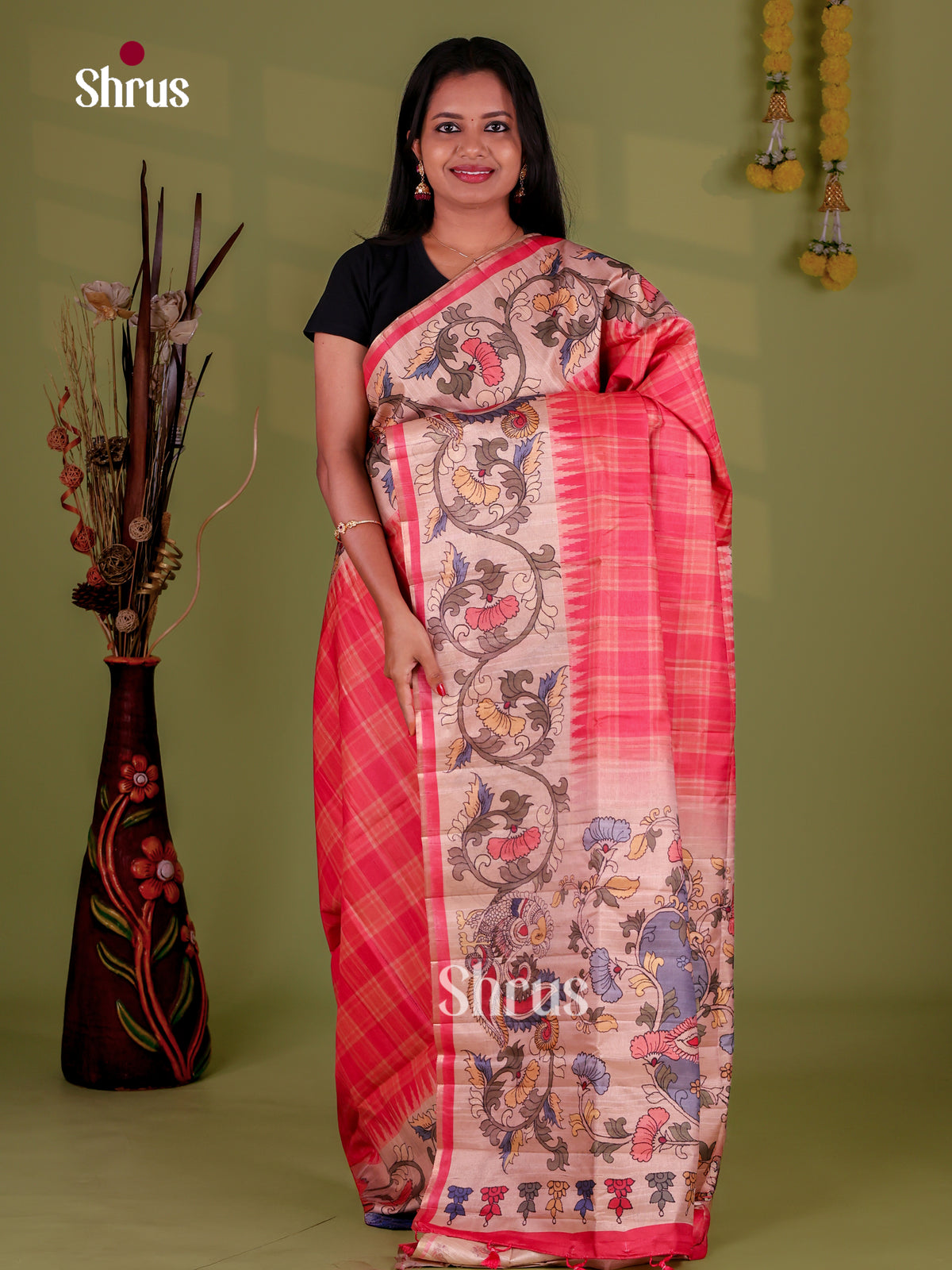 Semi Tussar Saree - EJ09004