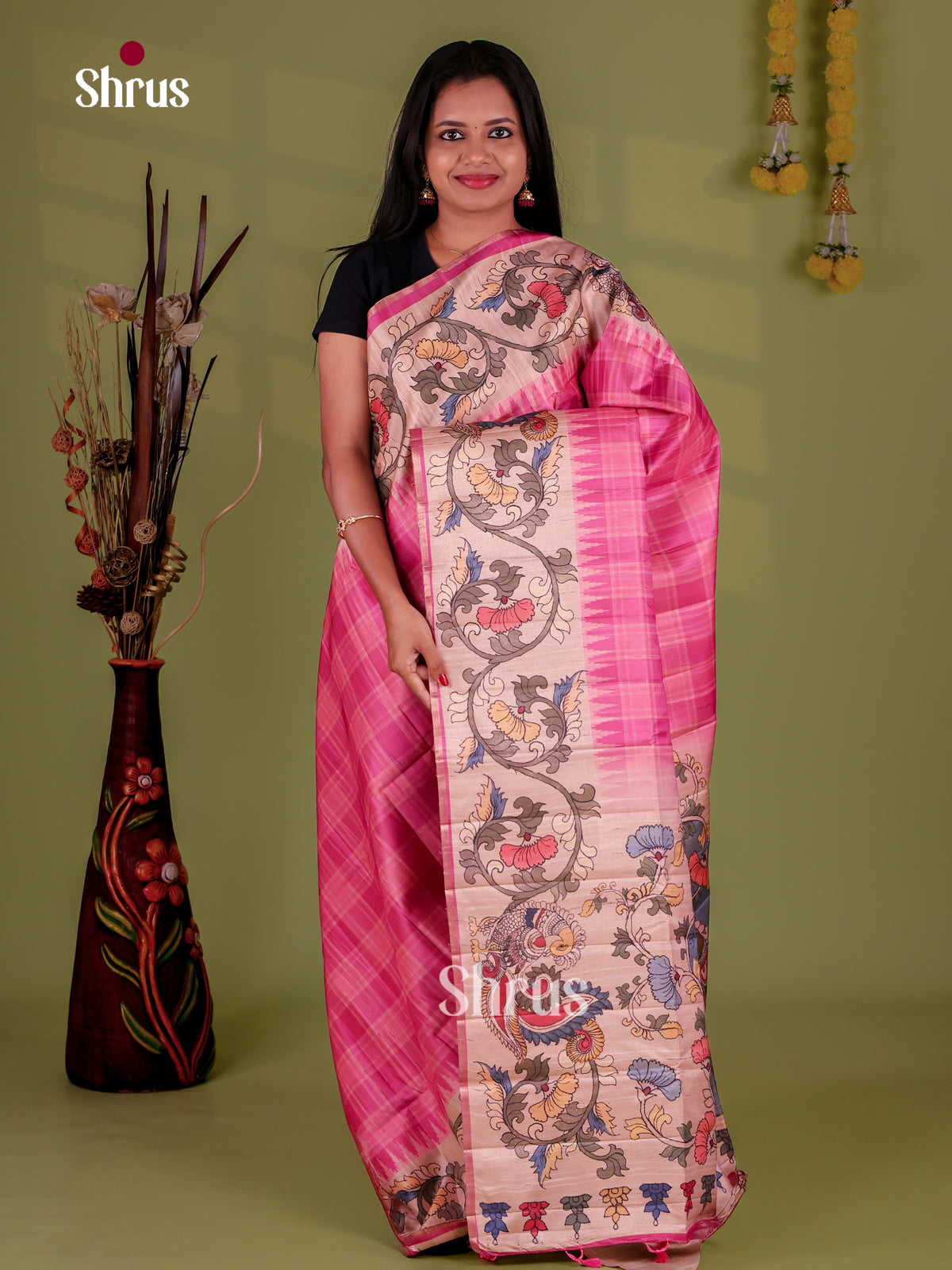 Semi Tussar Saree - EJ09005