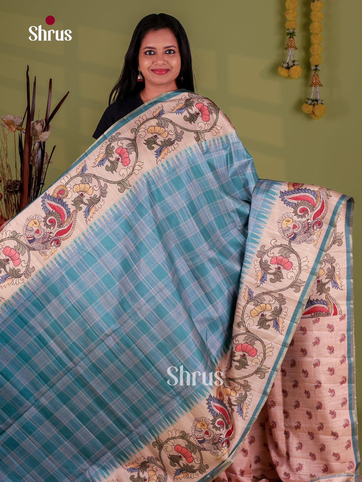 Semi Tussar Saree - EJ09006
