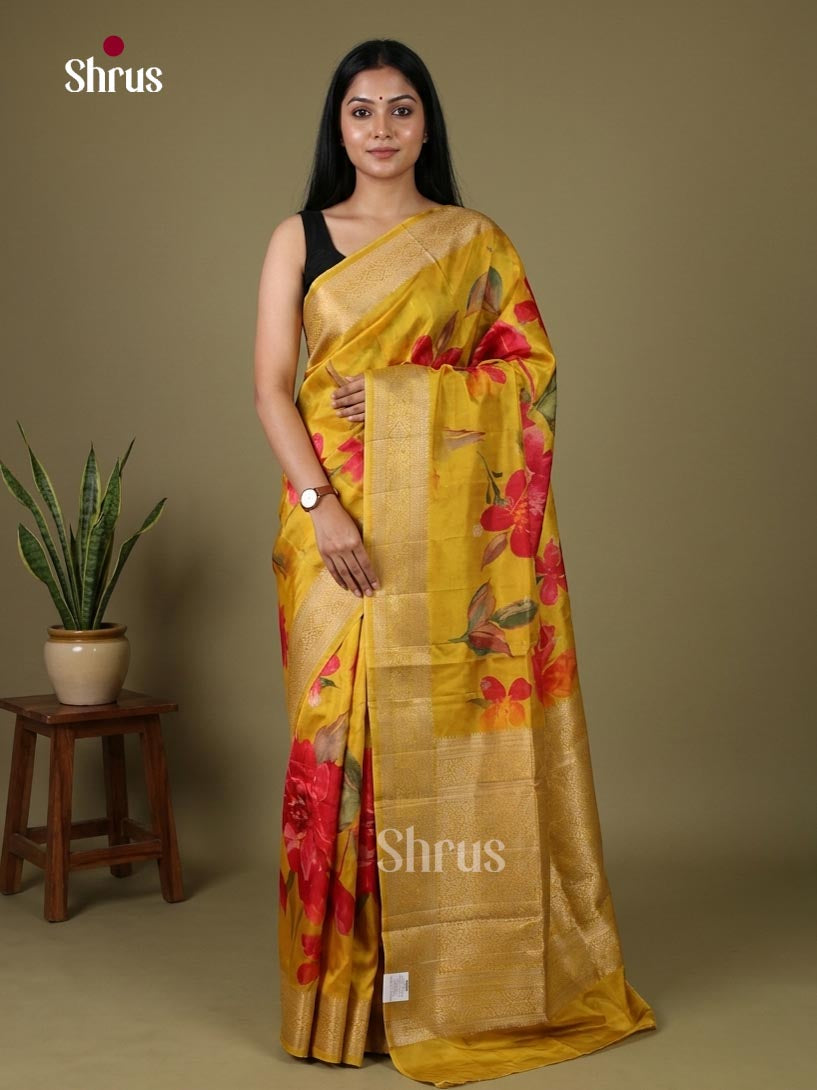 Printed Banarasi Saree - EJ09057