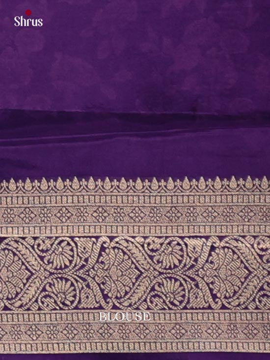 Printed Banarasi Saree - EJ09058