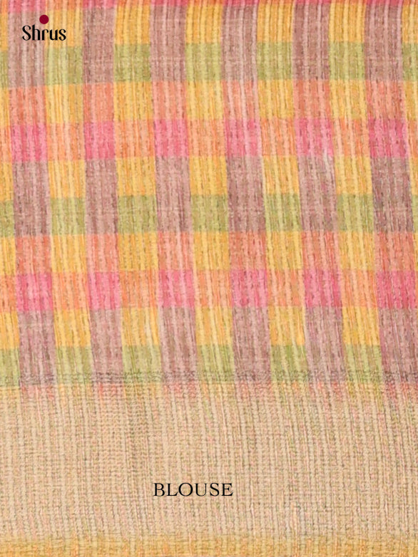 Semi Tussar Saree - EJ09062