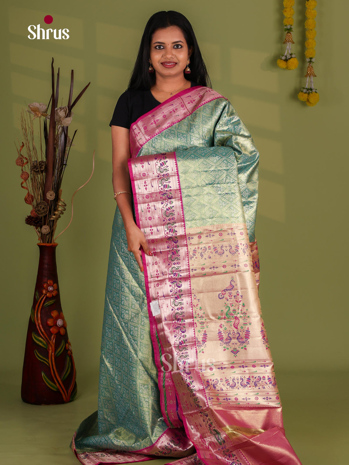Kanchipuram-halfpure Saree - EJ09071