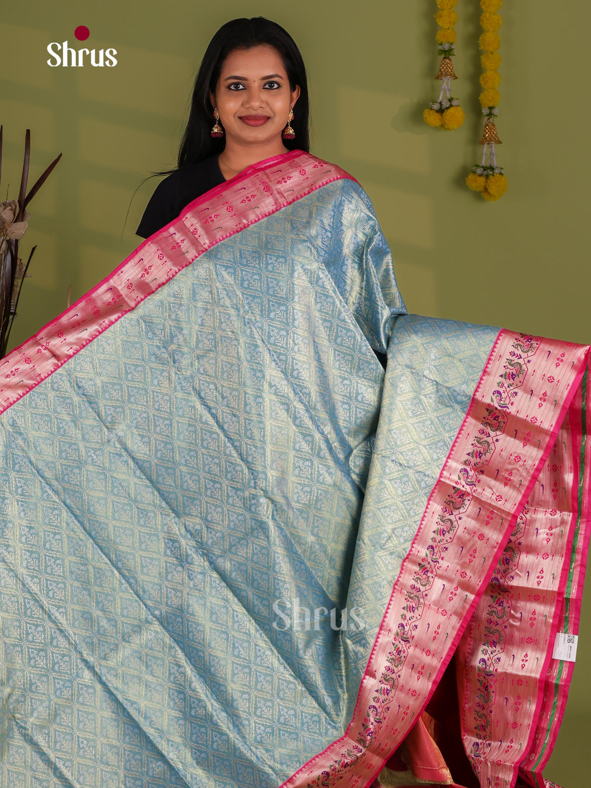 Kanchipuram-halfpure Saree - EJ09072