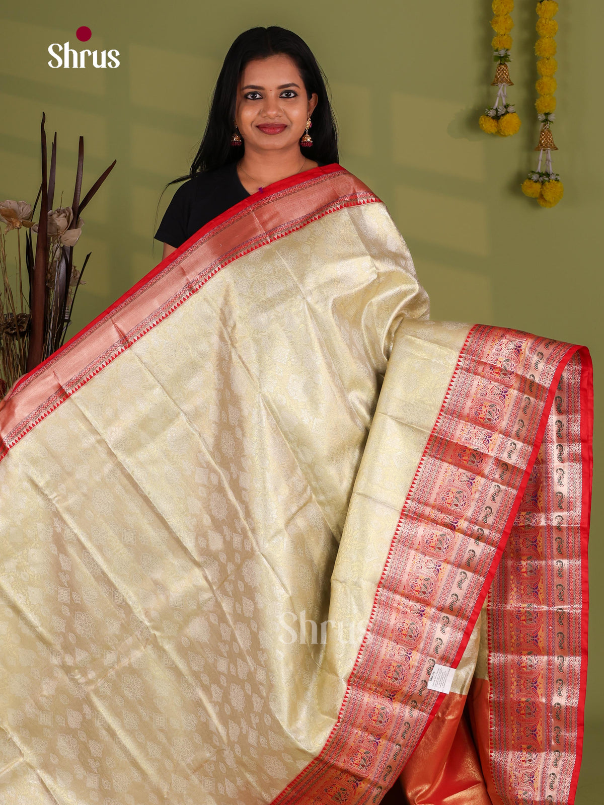 Kanchipuram-halfpure Saree - EJ09077