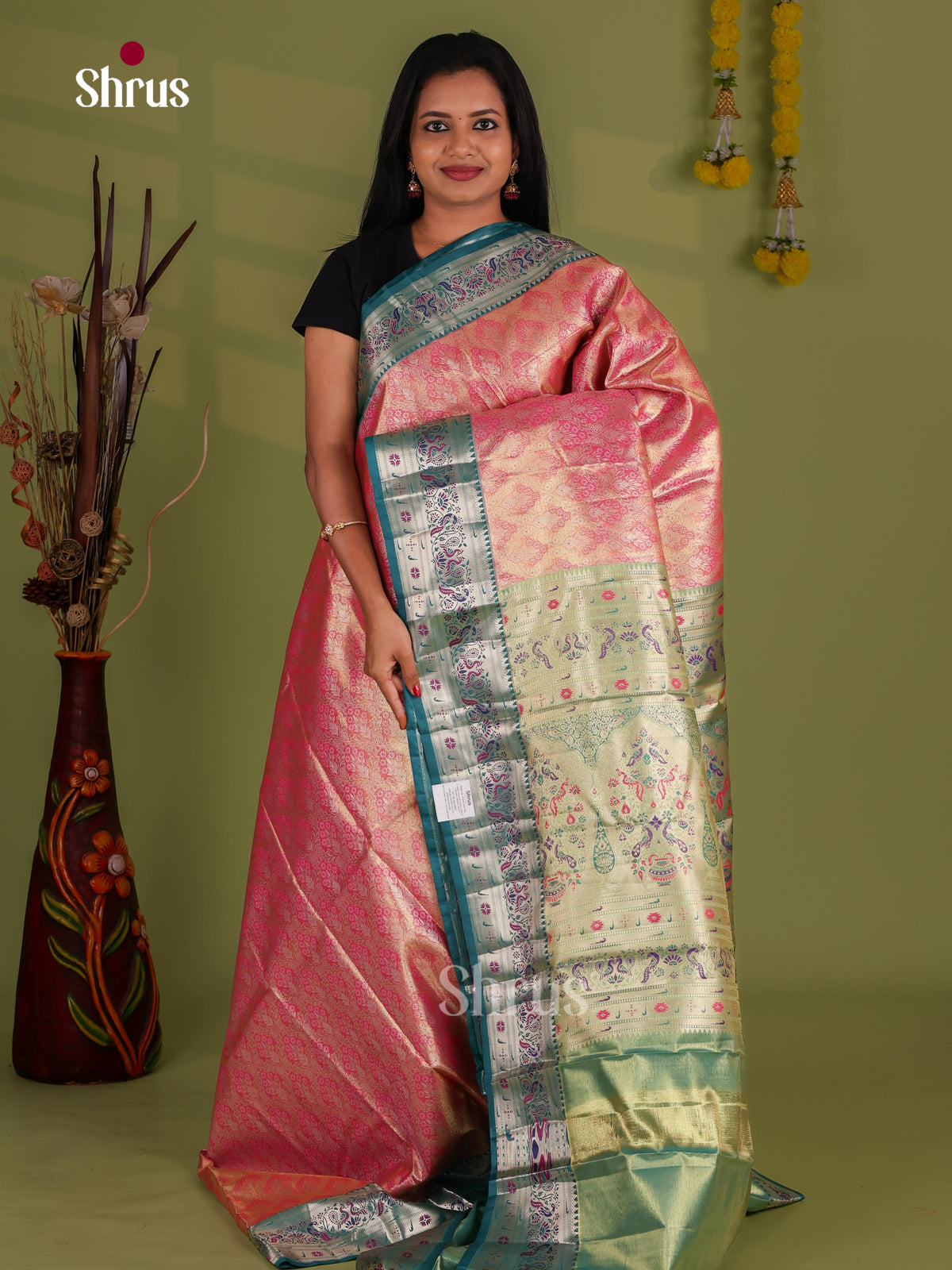 Kanchipuram-halfpure Saree - EJ09078