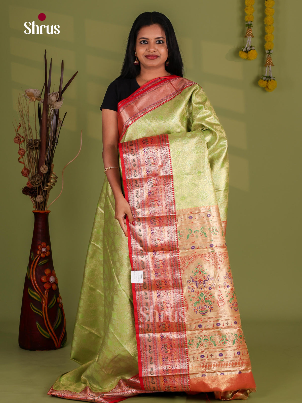 Kanchipuram-halfpure Saree - EJ09079