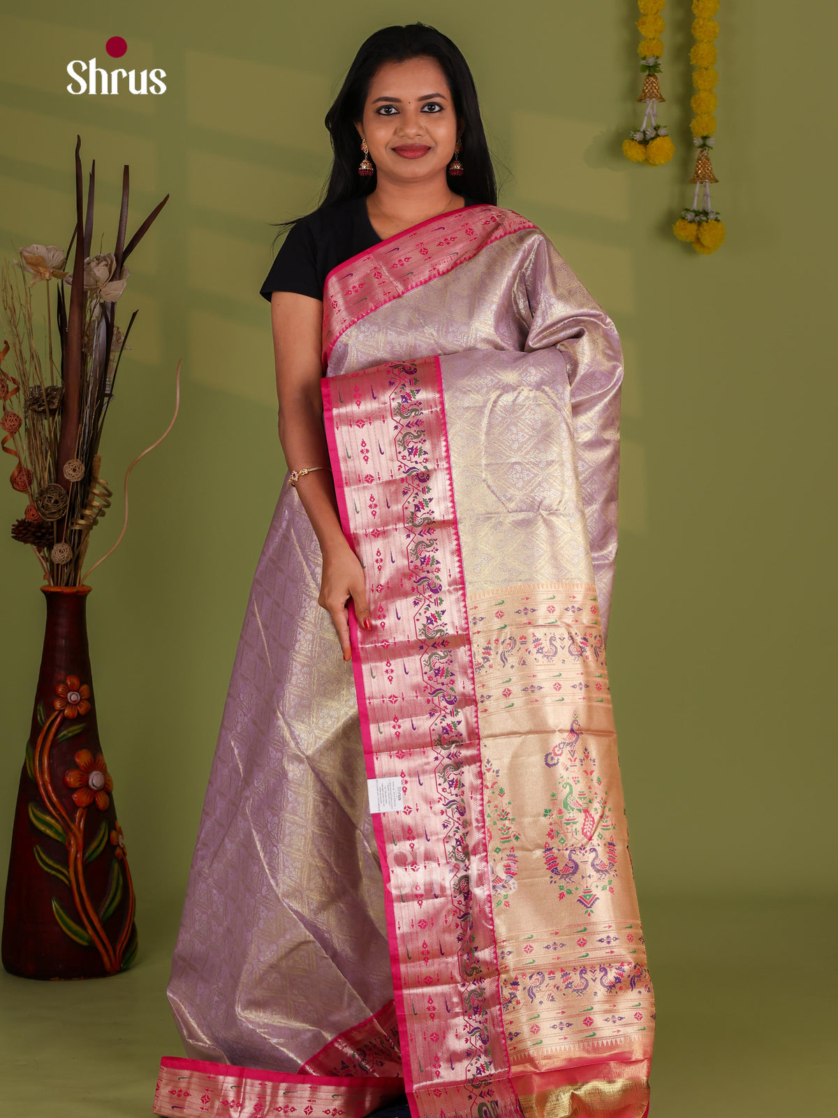 Kanchipuram-halfpure Saree - EJ09090
