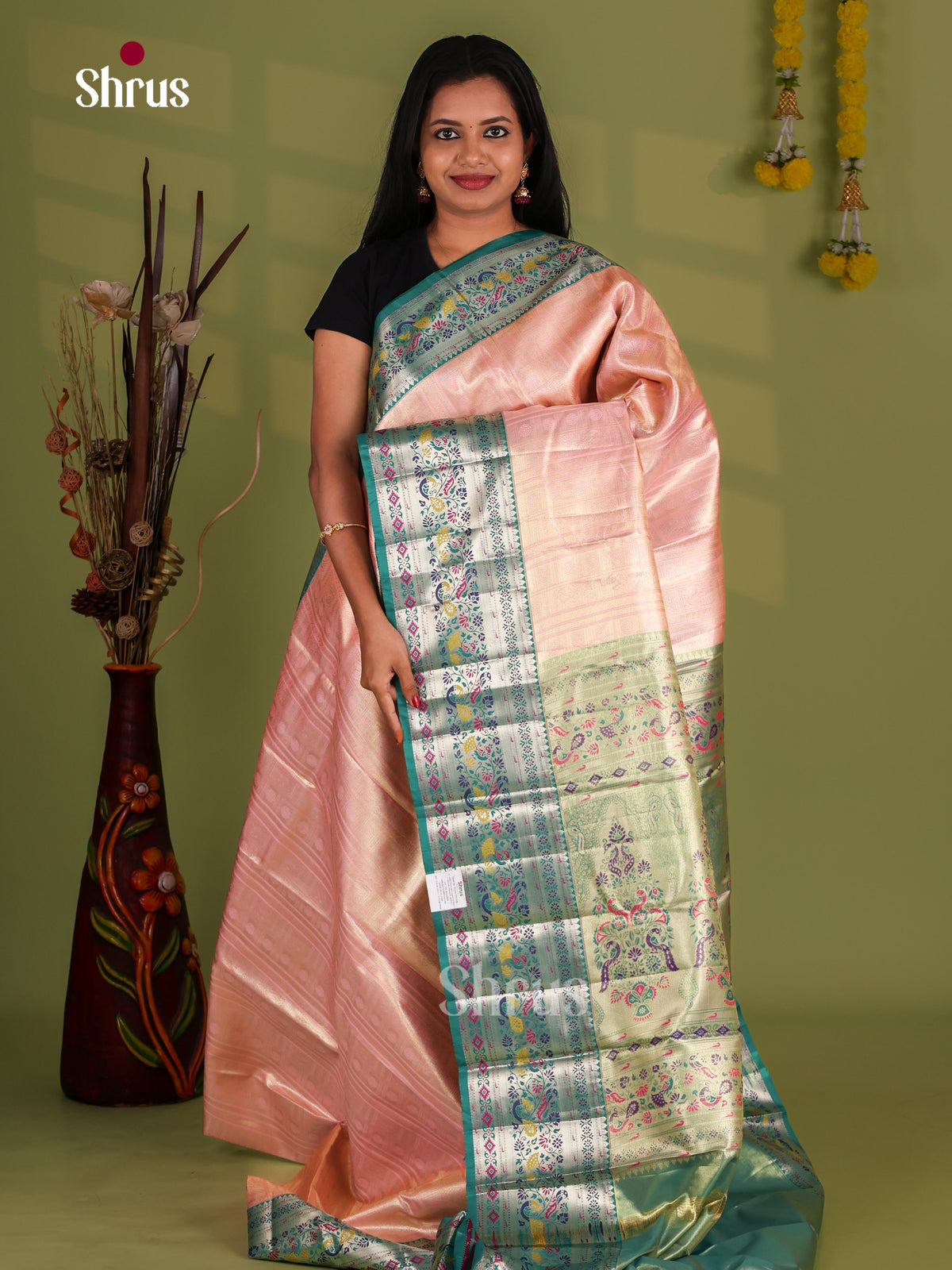 Kanchipuram-halfpure Saree - EJ09097