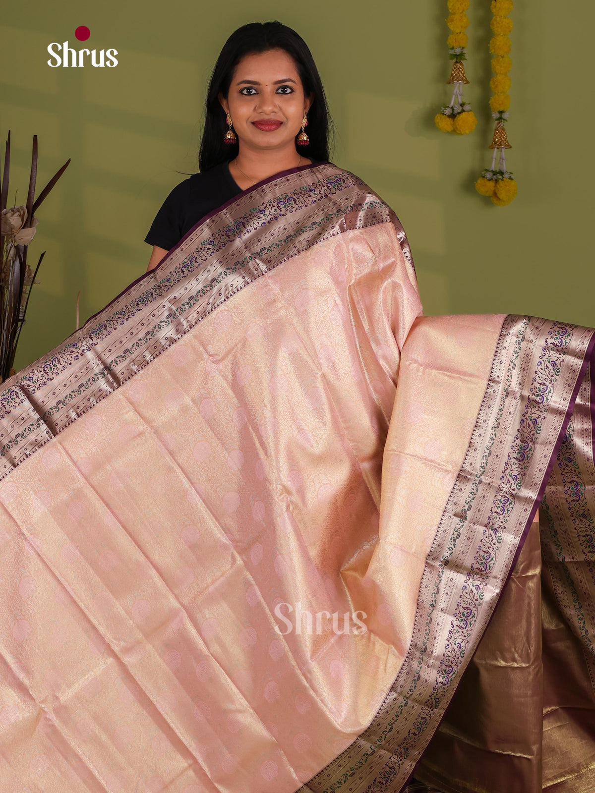 Kanchipuram-halfpure Saree - EJ09101