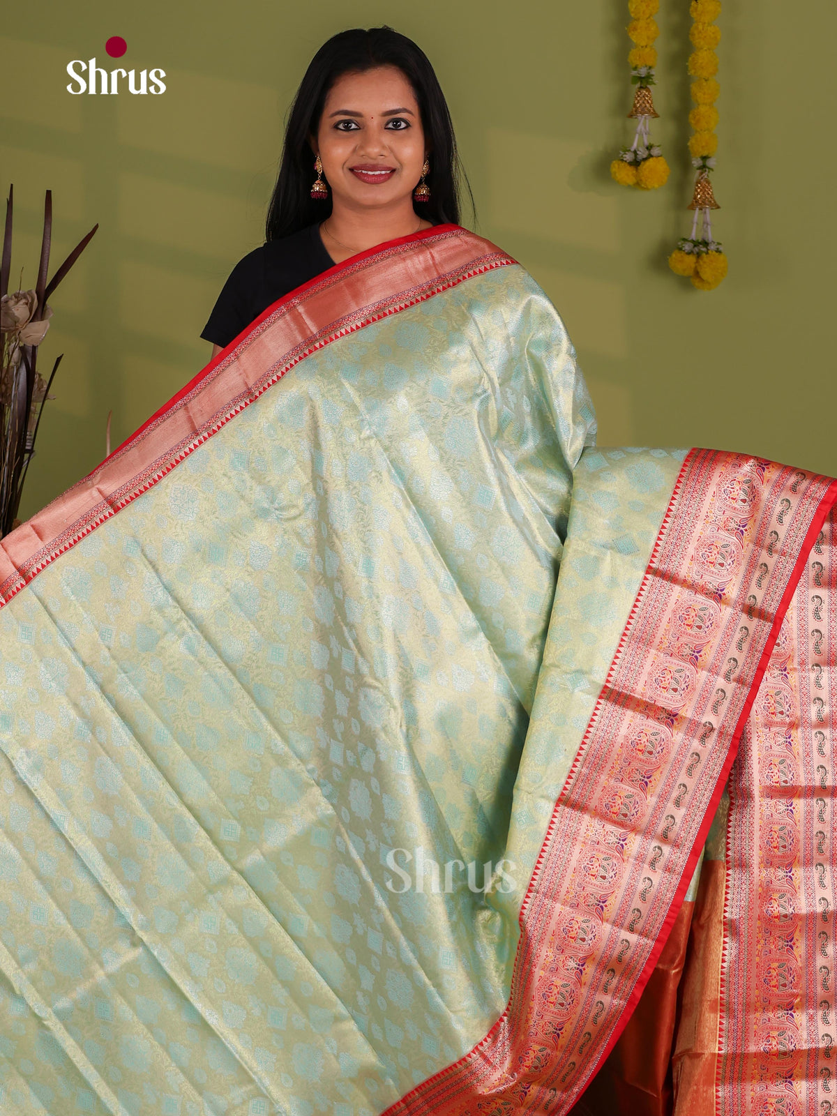Kanchipuram-halfpure Saree - EJ09102