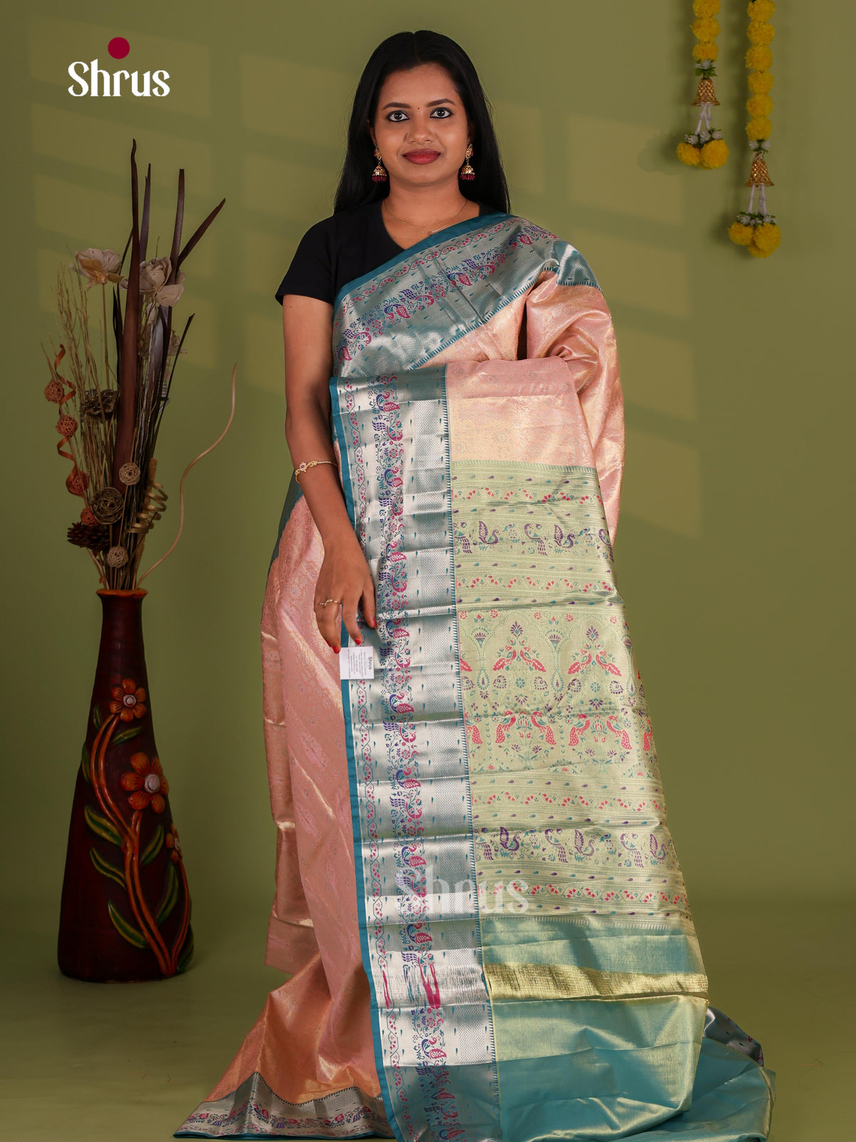 Kanchipuram-halfpure Saree - EJ09103
