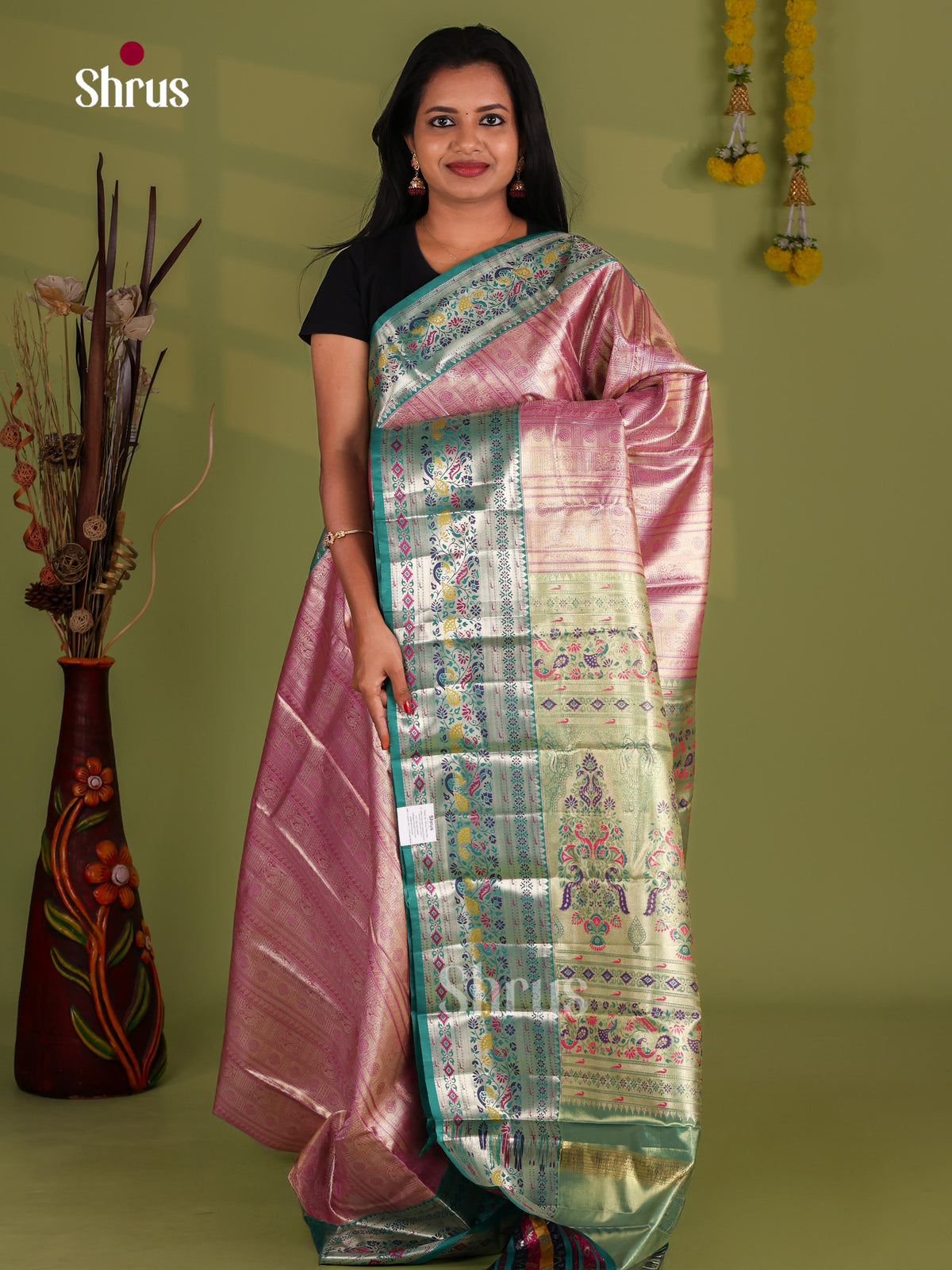 Kanchipuram-halfpure Saree - EJ09107