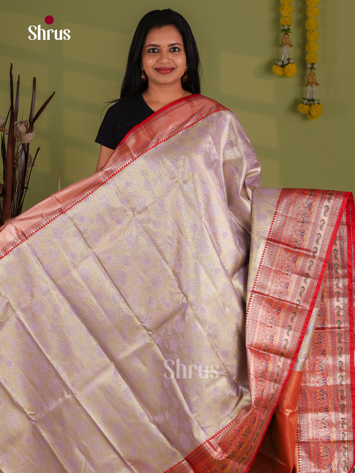 Kanchipuram-halfpure Saree - EJ09109