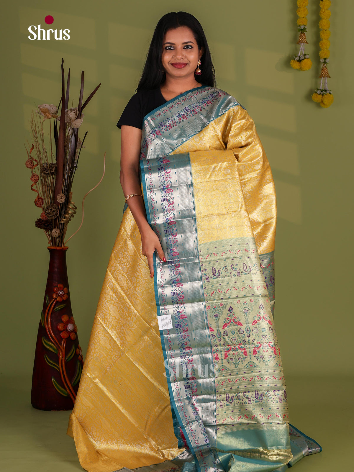 Kanchipuram-halfpure Saree - EJ09112