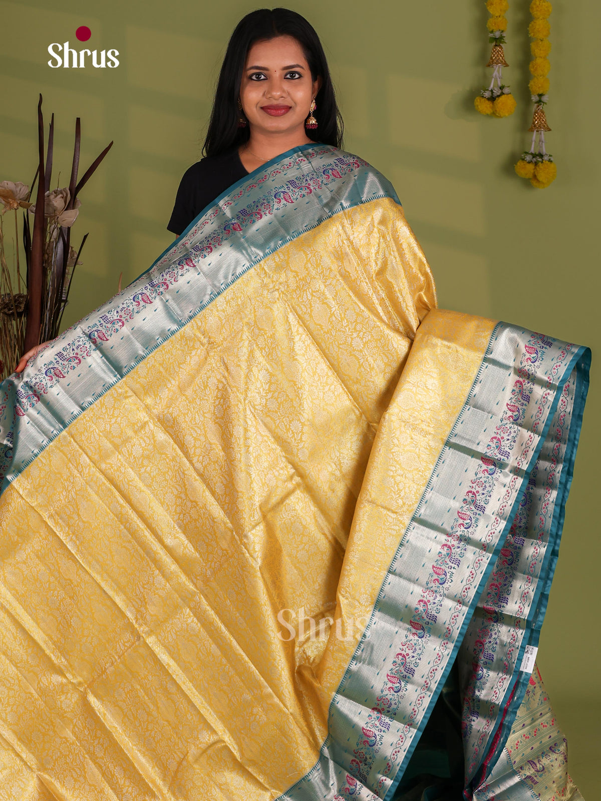 Kanchipuram-halfpure Saree - EJ09112