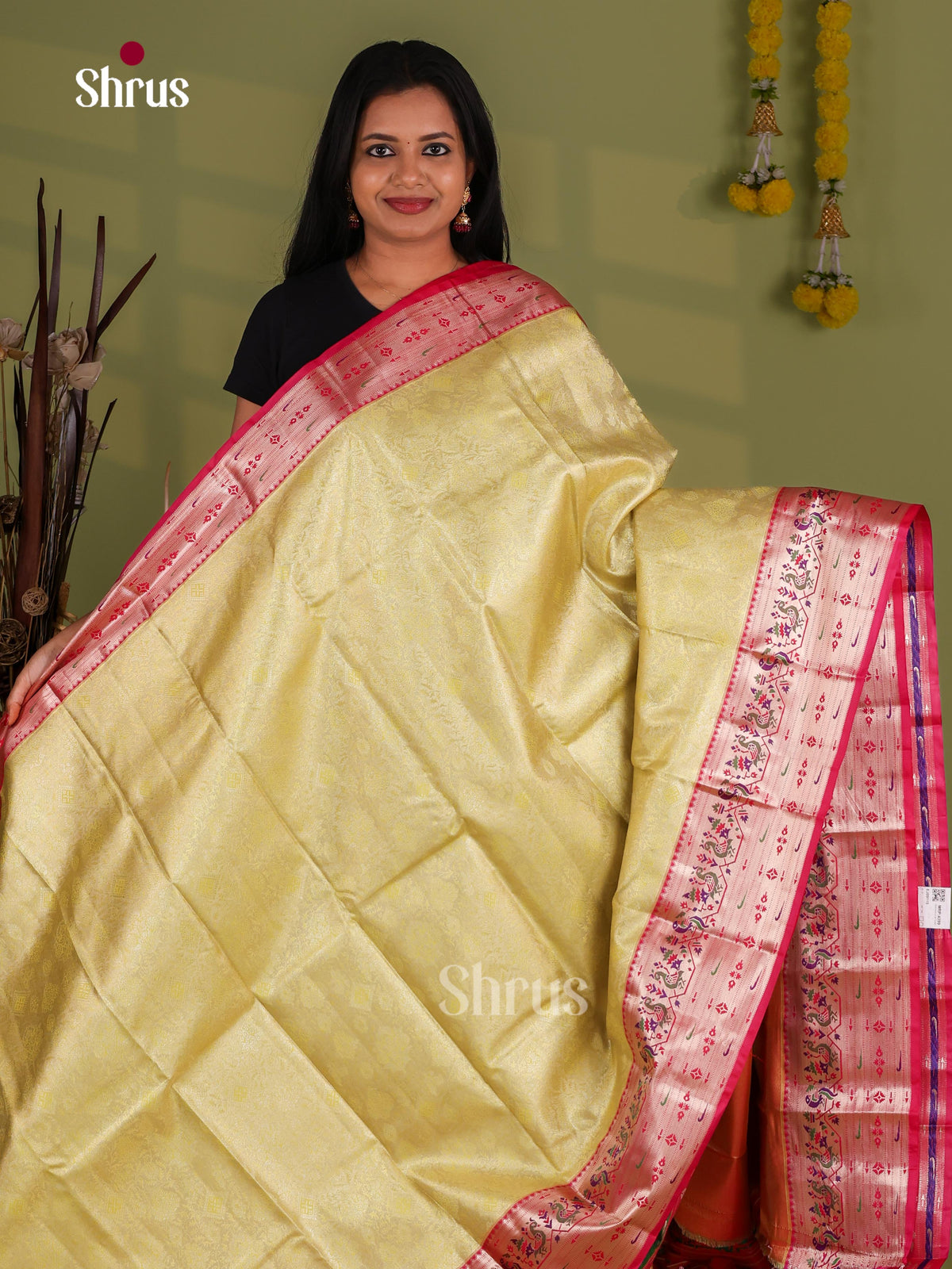 Kanchipuram-halfpure Saree - EJ09115