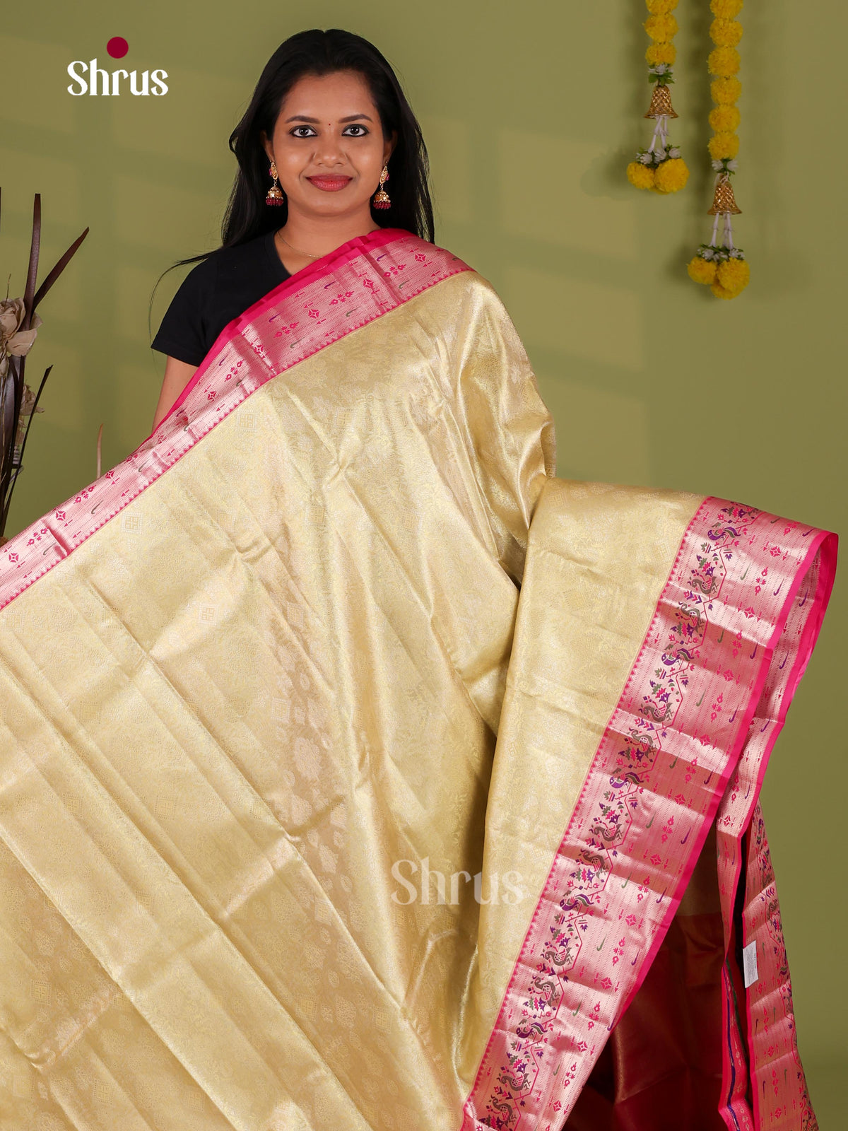 Kanchipuram-halfpure Saree - EJ09117