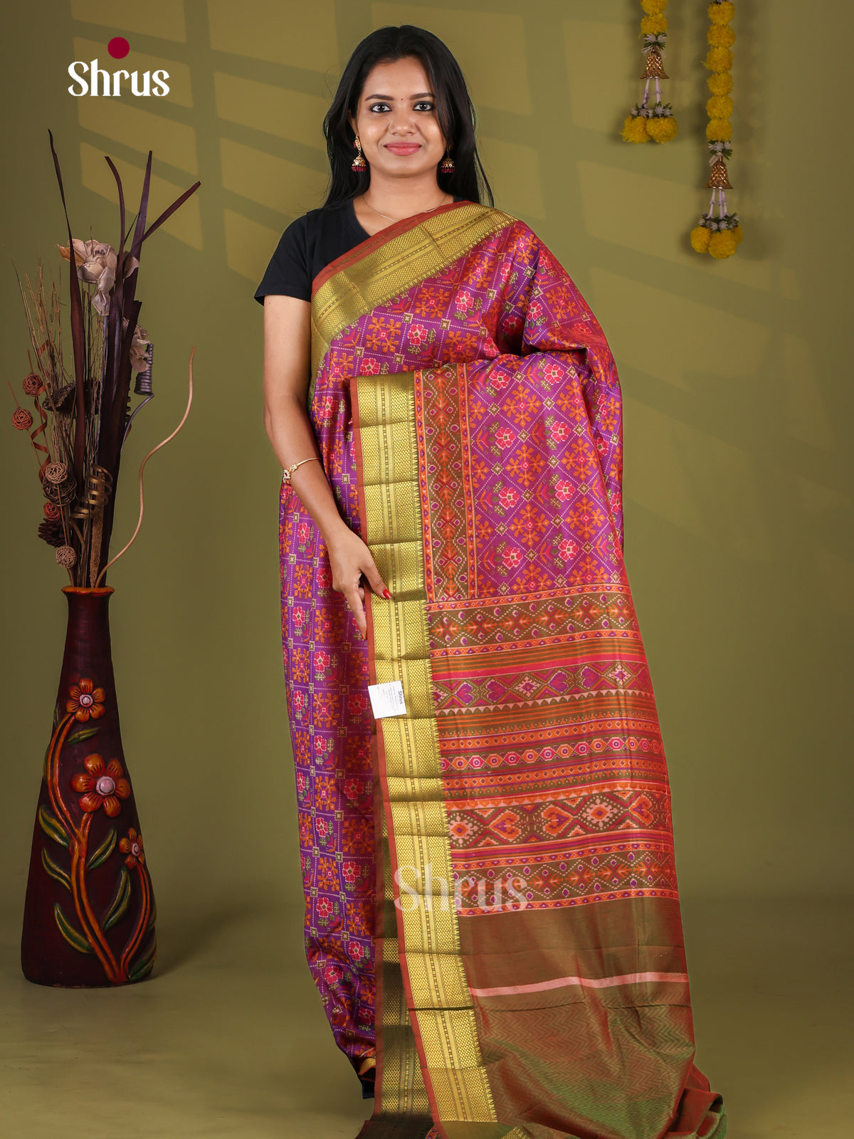 Semi Patola Saree - EJ09121