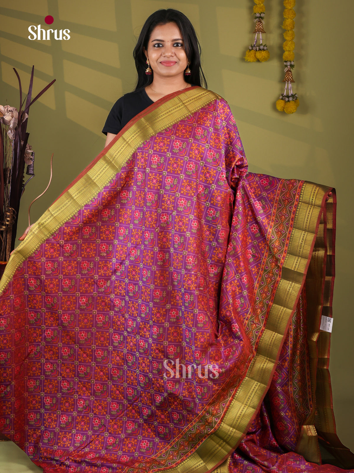 Semi Patola Saree - EJ09121